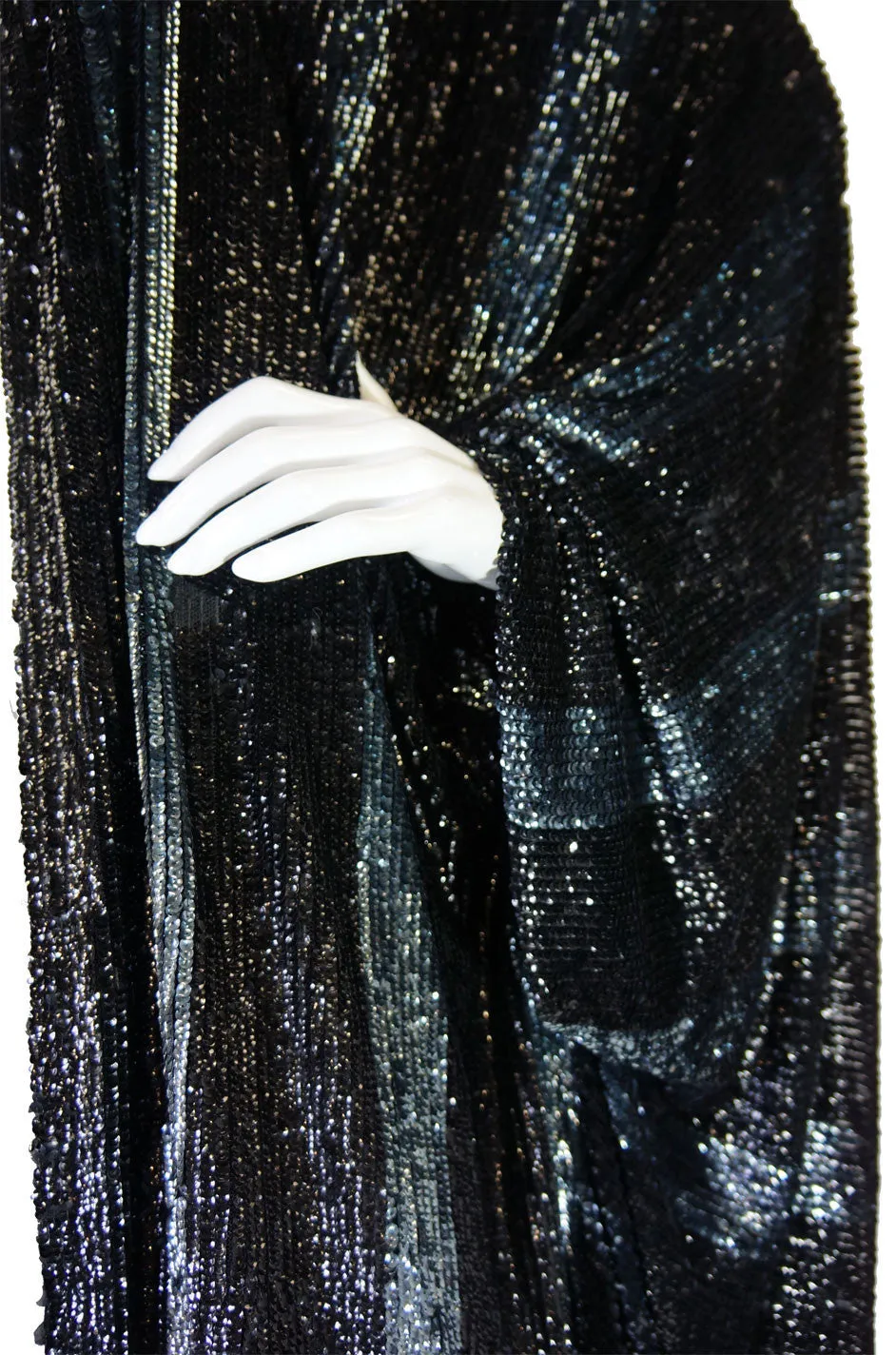 1920s Feather & Sequin Cocoon Cape