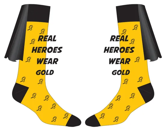 American Cancer Society Super Hero Cape Unisex Crew Socks