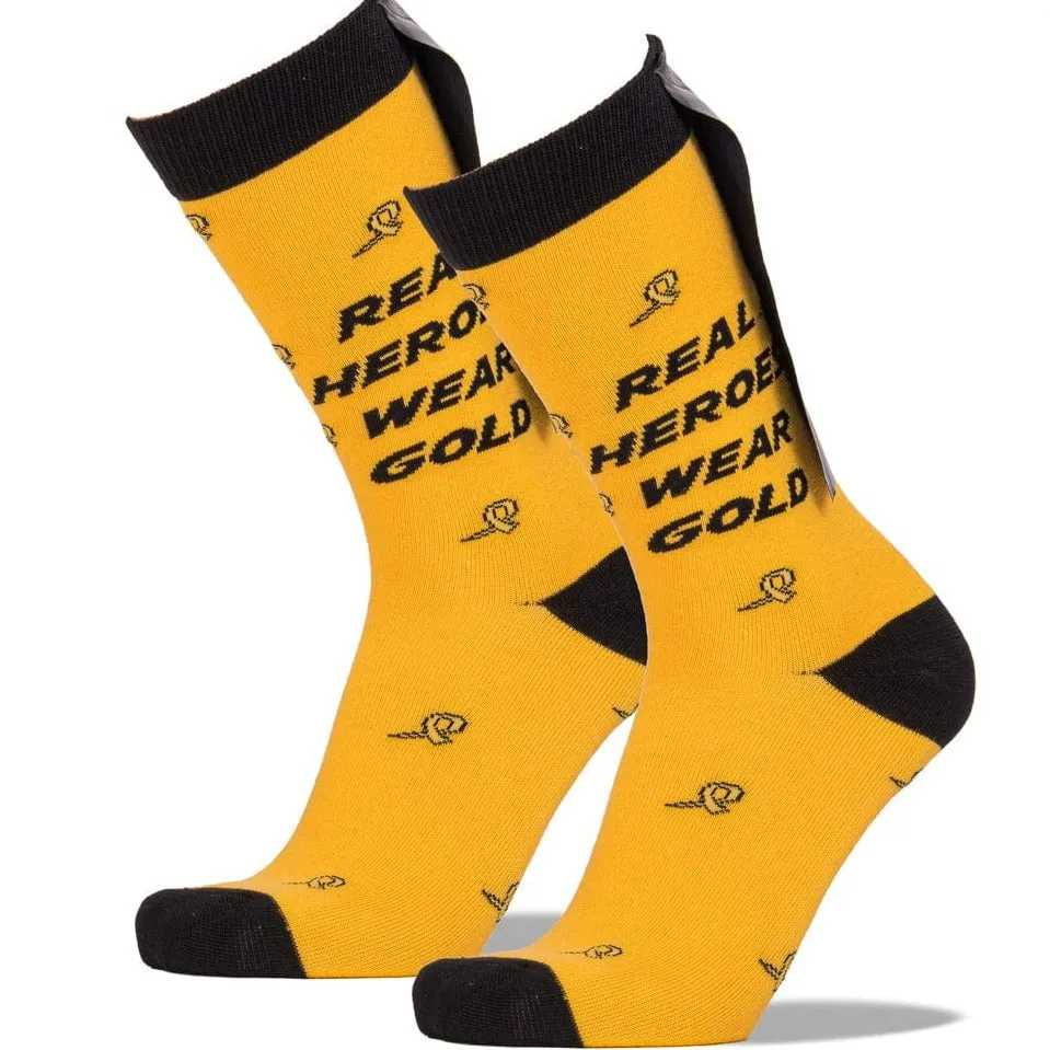 American Cancer Society Super Hero Cape Unisex Crew Socks