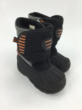 Athletic Works Child Size 10 Black Rain/Snow Boots