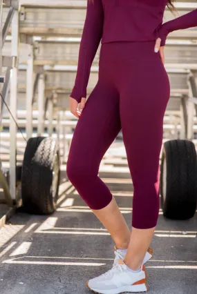 Basic Cropped Active Leggings