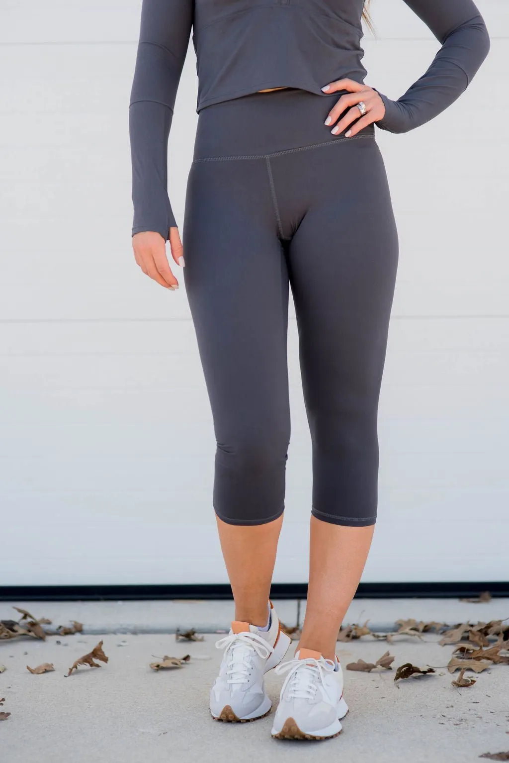 Basic Cropped Active Leggings