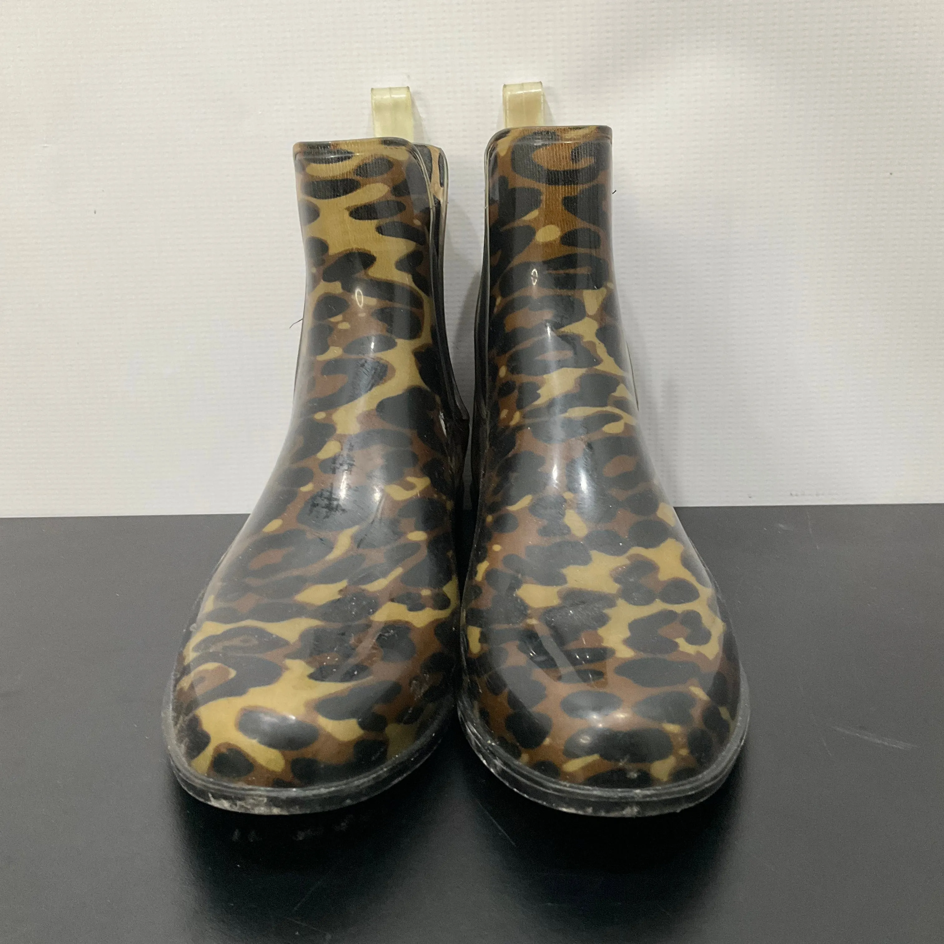 Boots Rain By Lauren By Ralph Lauren In Animal Print, Size: 10