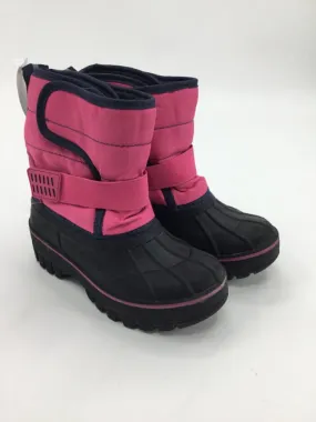 brandless Child Size 11 Pink Rain/Snow Boots