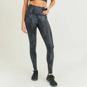 Camo Foil Highwaist Leggings