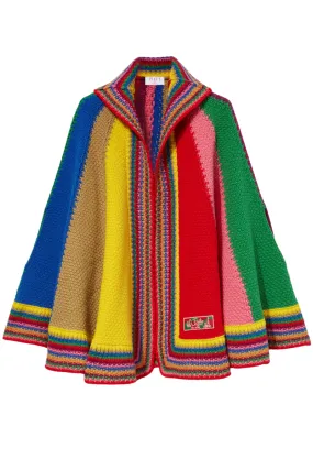 Colorblock Cape