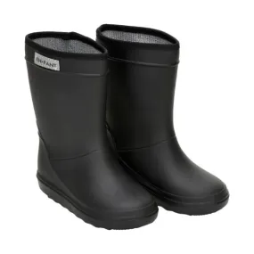 Enfant Boys Black Rain Boots