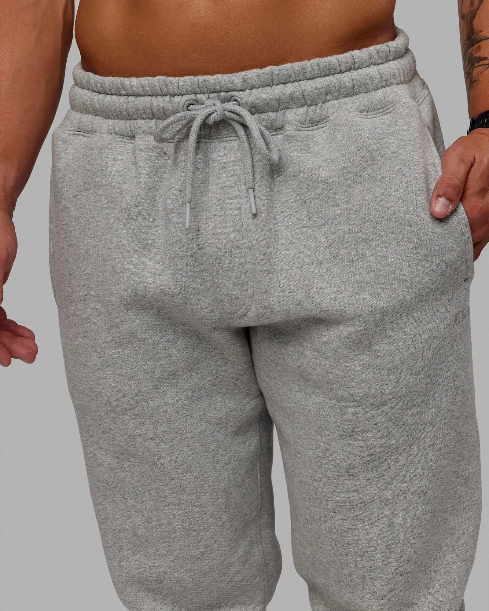 MVP Joggers - Light Grey Marl