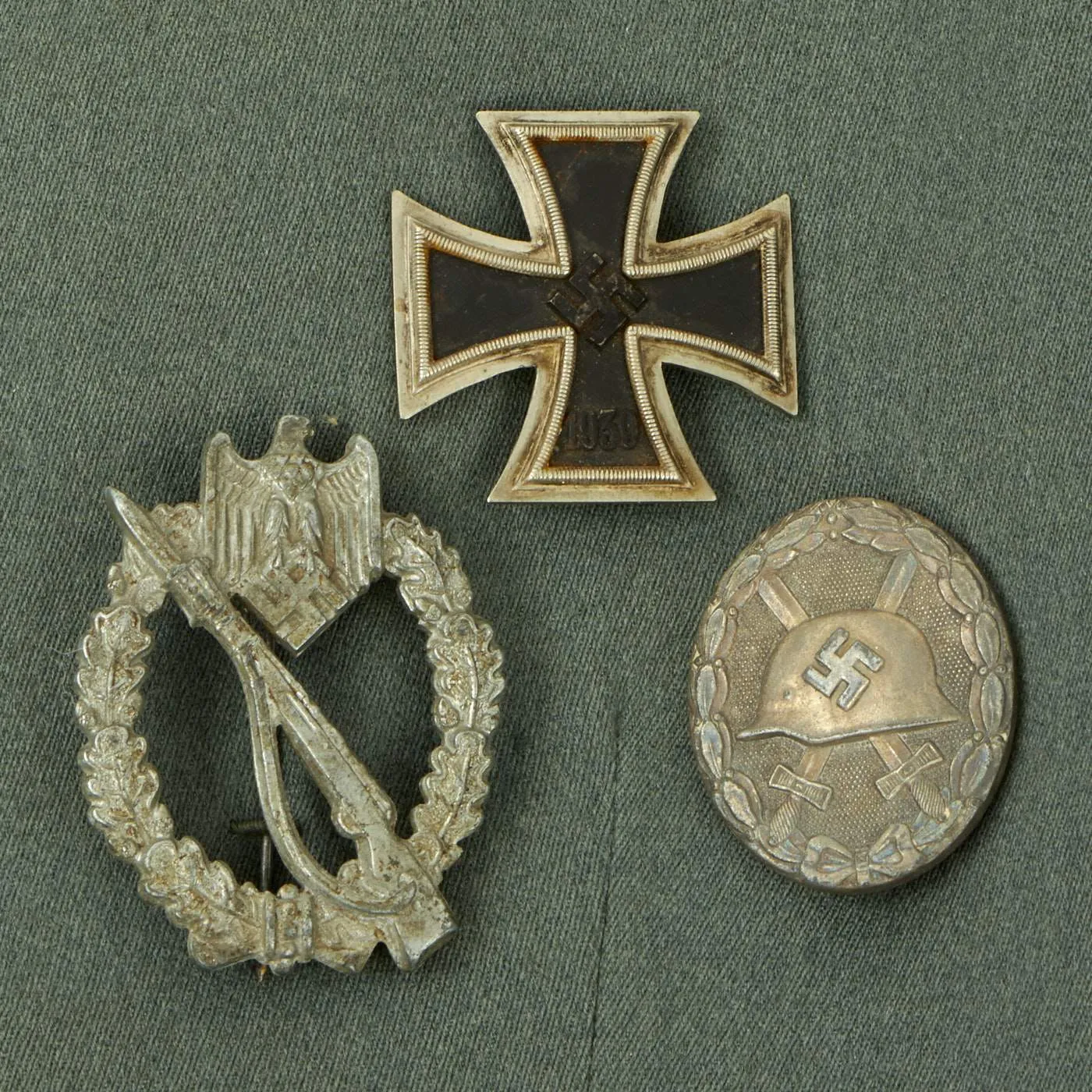 Original German WWII Cavalry Division NCO Waffenrock with Medals