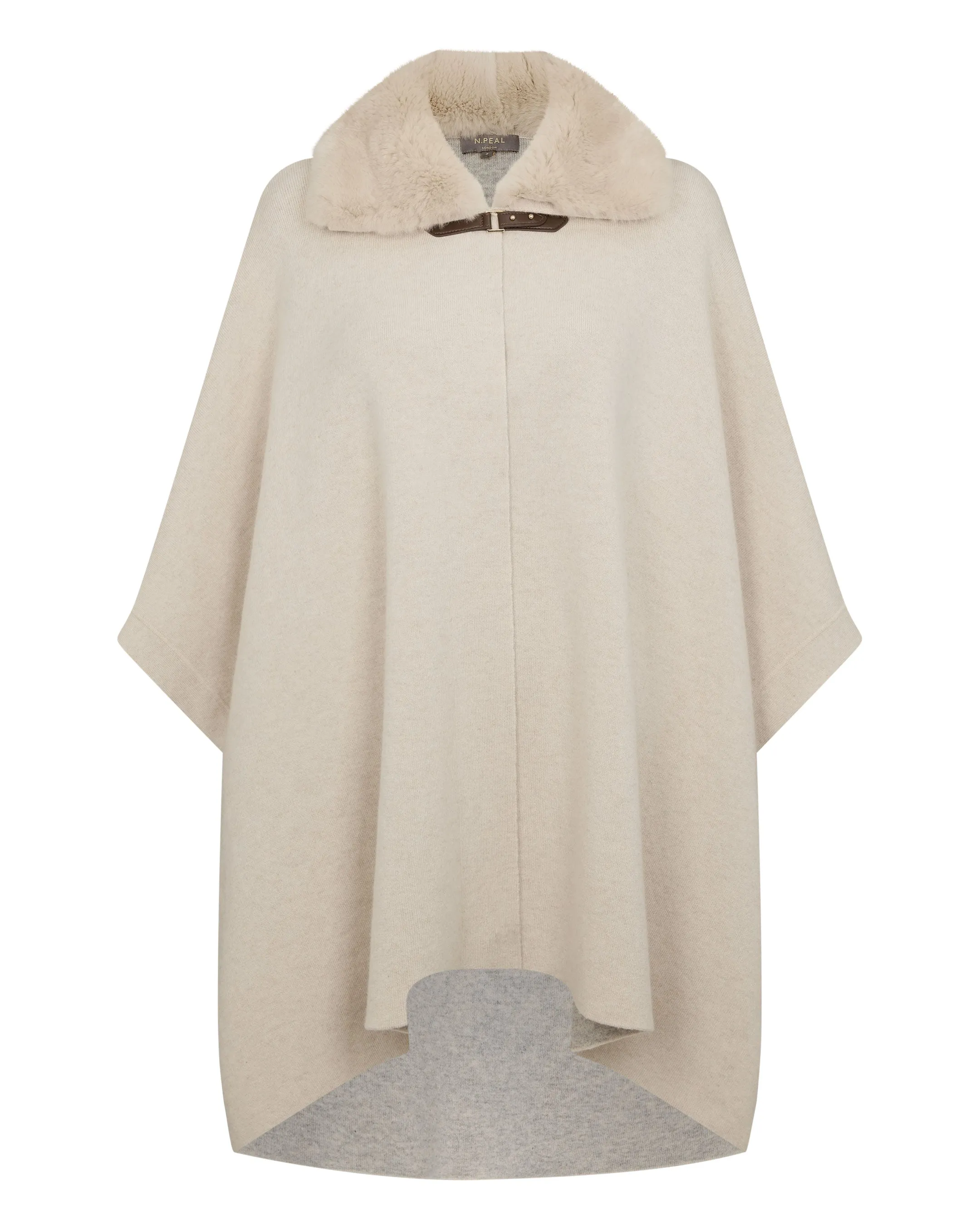 Women's Rex Collar Cape Ecru White